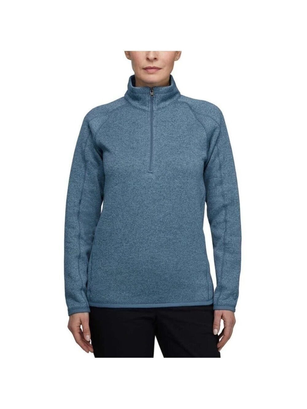 Sunice Stormpack Fleece Knit 1/4 Zip Pullover Sweater, size S